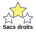 Sacs droits