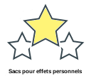 Sacs pour effets personnels