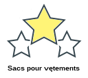 Sacs pour vętements