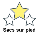 Sacs sur pied