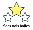 Sacs trois balles