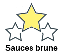 Sauces brune