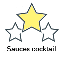 Sauces cocktail