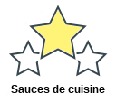 Sauces de cuisine