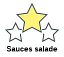 Sauces salade