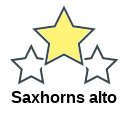 Saxhorns alto