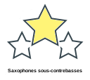 Saxophones sous-contrebasses