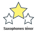 Saxophones ténor