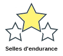 Selles d'endurance