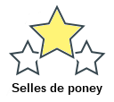 Selles de poney