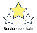 Serviettes de bain