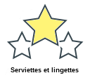 Serviettes et lingettes