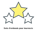 Sets d'embouts pour tournevis