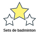 Sets de badminton