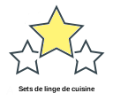 Sets de linge de cuisine