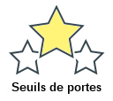 Seuils de portes