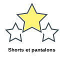 Shorts et pantalons