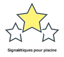 Signalétiques pour piscine