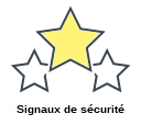 Signaux de sécurité