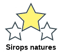 Sirops natures