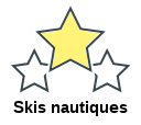 Skis nautiques