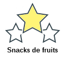 Snacks de fruits