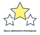 Sous-vętements thermiques