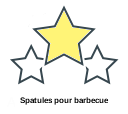 Spatules pour barbecue