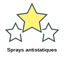 Sprays antistatiques