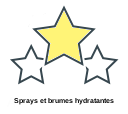 Sprays et brumes hydratantes