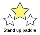 Stand up paddle