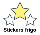 Stickers frigo