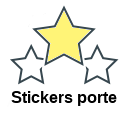 Stickers porte