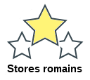 Stores romains