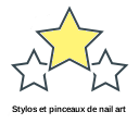 Stylos et pinceaux de nail art