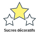 Sucres décoratifs