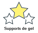 Supports de gel