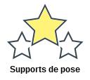 Supports de pose