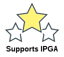 Supports IPGA