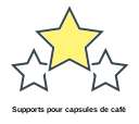 Supports pour capsules de café
