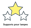 Supports pour lampes