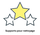 Supports pour nettoyage