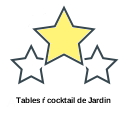 Tables ŕ cocktail de Jardin