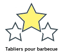 Tabliers pour barbecue