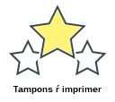 Tampons ŕ imprimer