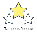 Tampons éponge