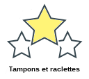 Tampons et raclettes