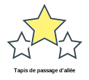 Tapis de passage d'allée