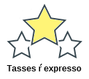 Tasses ŕ expresso