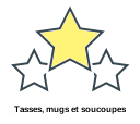 Tasses, mugs et soucoupes